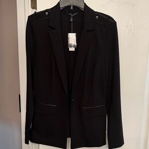 White House Black Market Blazer/ Suit Jacket - black ponte - NWT